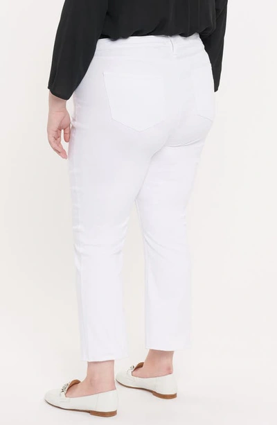 Nydj Plus Hr Slim Bootcut Ankle Jean In Optic White