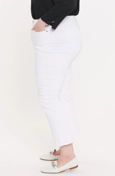 Shop Nydj Slim Ankle Bootcut Jeans In Optic White