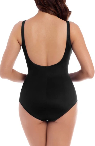 Shop Miraclesuitr Must Have Oceanus One-piece Swimsuit In Black