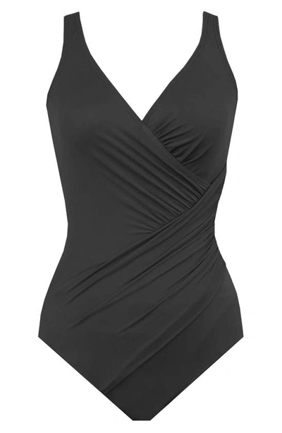 Shop Miraclesuitr Must Have Oceanus One-piece Swimsuit In Black