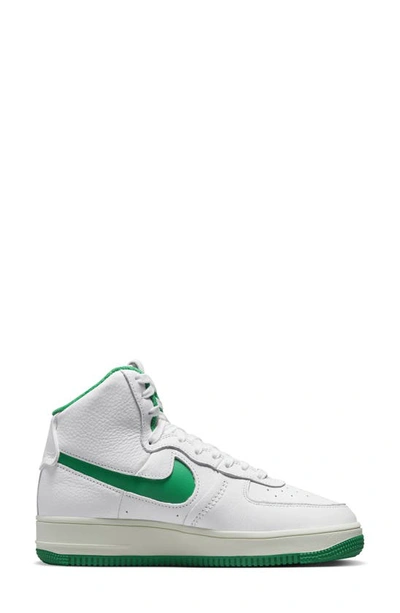 Shop Nike Air Force 1 High Sculpt Sneaker In White/ Sail/ Stadium Green