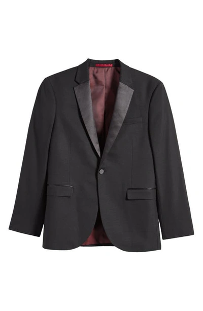 Shop Topman Skinny Tuxedo Jacket In Black