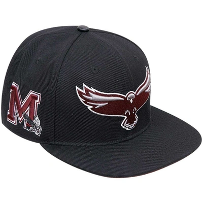 Shop Pro Standard Black Maryland Eastern Shore Hawks Arch Over Logo Evergreen Snapback Hat
