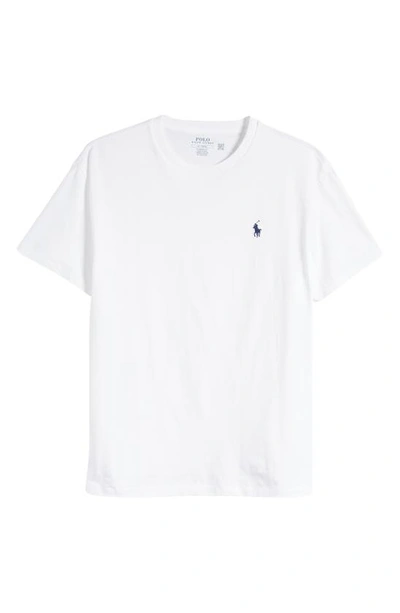 Polo Ralph Lauren Heavy Cotton T-shirt With Logo Embroidery In White