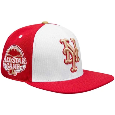 Shop Pro Standard White/red New York Mets Strawberry Ice Cream Drip Snapback Hat