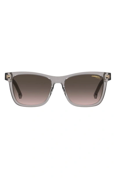 Shop Carrera Eyewear 54mm Gradient Rectangular Sunglasses In Grey/ Brown Gradient