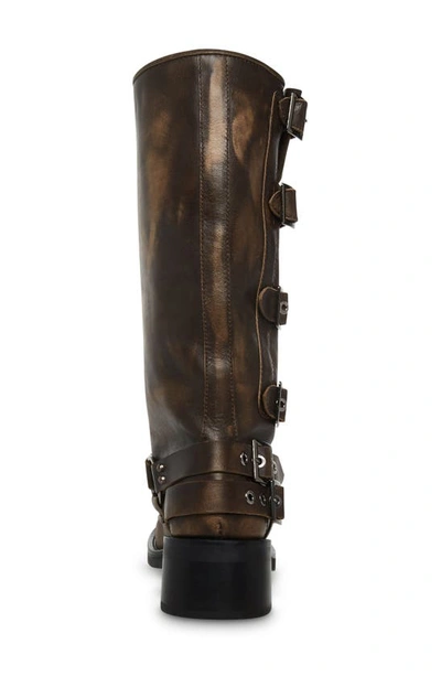 Shop Steve Madden Rocky Boot In Brown Distressed