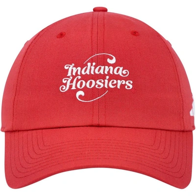 Shop Adidas Originals Adidas Crimson Indiana Hoosiers Slouch Adjustable Hat