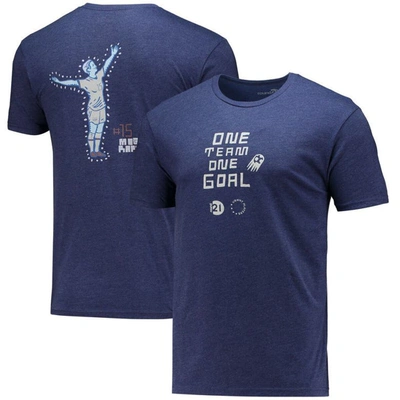 Shop Round21 Megan Rapinoe Navy Uswnt One Team One Goal T-shirt