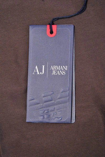 Shop Armani Jeans Aj Armani Jeans Topwear In Brown