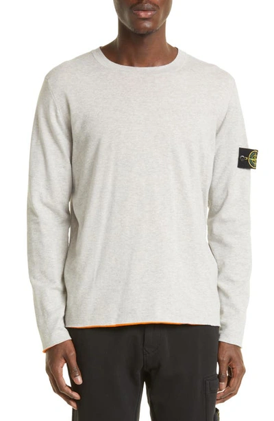 Shop Stone Island Reversible Sweater In Sienna