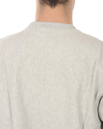 Shop Champion Sweatshirt Hoodie In Grey