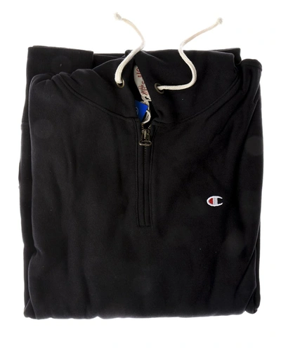 Shop Champion Sweatshirt Hoodie In Black