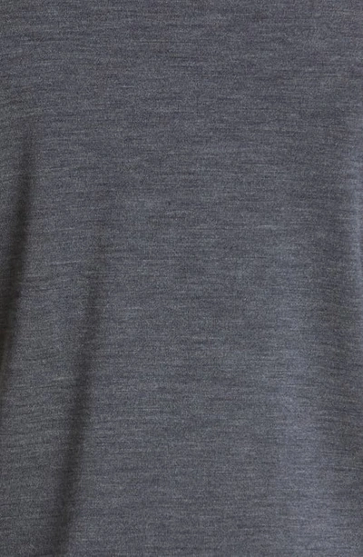 Shop John Smedley Cotswold Wool Polo Sweater In Charcoal
