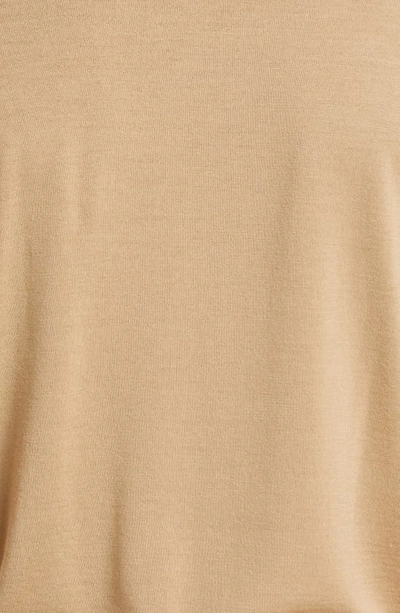 Shop John Smedley Richard Turtleneck Merino Wool Sweater In Light Camel