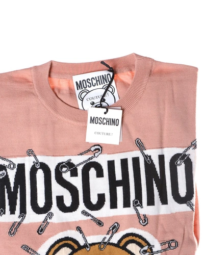 Shop Moschino Sweater In Pink