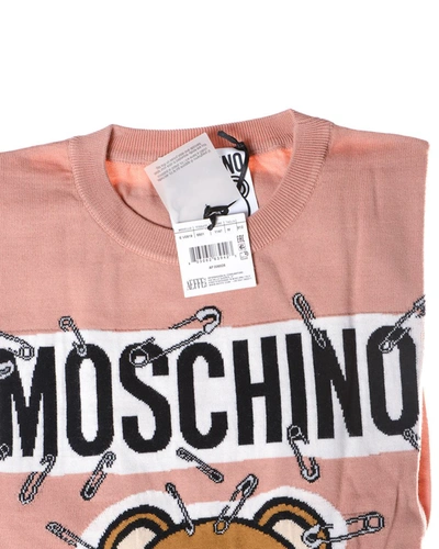 Shop Moschino Sweater In Pink