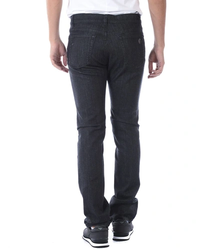 Shop Versace Collection Jeans In Black