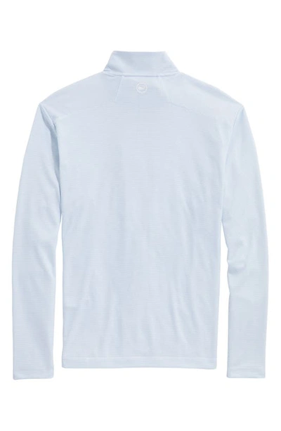 Shop Vineyard Vines Sankaty Quarter Zip Performance Top In White Cap