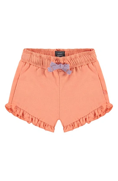 Shop Babyface Ruffle Trim Shorts In Orange