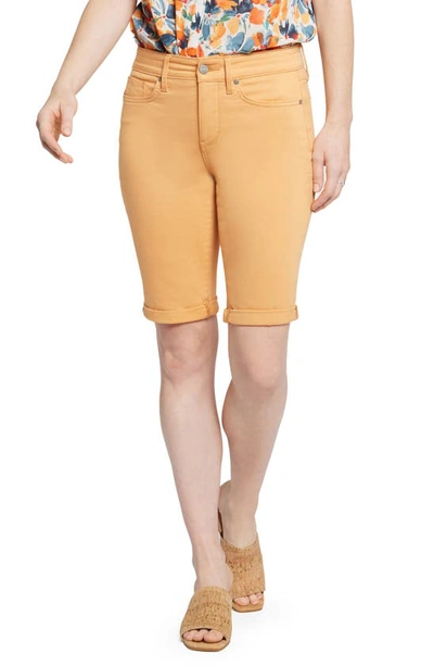Nydj Briella Cuffed Bermuda Shorts In Tuscan Sunset