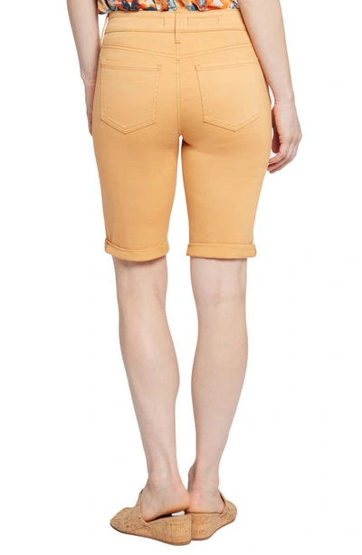 Nydj Briella Cuffed Bermuda Shorts In Tuscan Sunset
