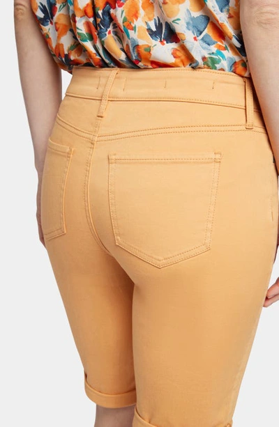 Nydj Briella Cuffed Bermuda Shorts In Tuscan Sunset