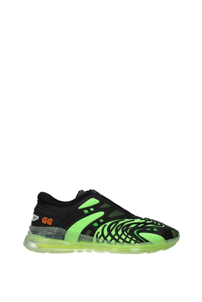 Shop Gucci Sneakers Rubber Black Fluo Green