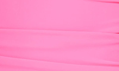 Shop Dkny Ruffle One-piece Swimsuit In Neon Pink