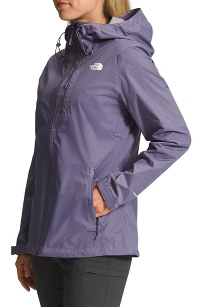 Shop The North Face Alta Vista Water Repellent Hooded Jacket In Lunar Slate