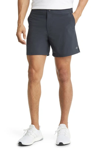 Shop Alo Yoga Performance Shorts In Anthracite