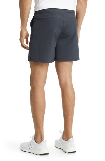 Shop Alo Yoga Performance Shorts In Anthracite