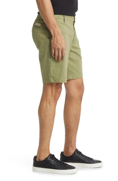 Shop Ag Wanderer 8.5-inch Stretch Cotton Chino Shorts In Cavalry Se