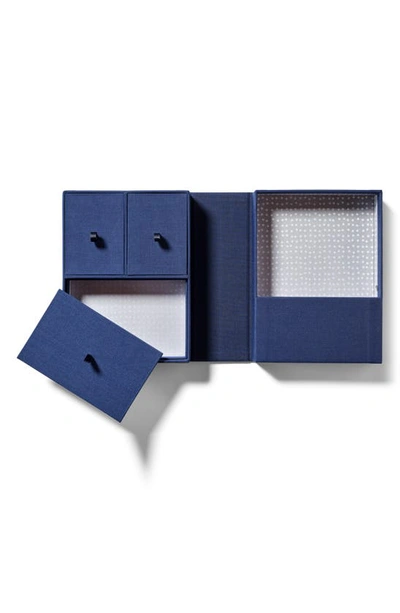 Shop Savor Story Vault Keepsake Box In Blue, Neutral