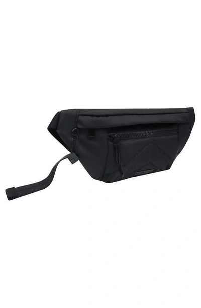 Shop Hedgren Bolt Water Repellent Recycled Polyester Belt Bag In Black