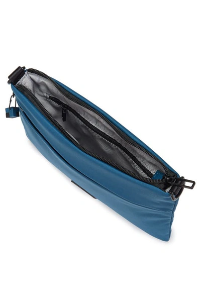 Shop Hedgren Orbit Flat Water Repellent Crossbody Bag In Neptune Blue