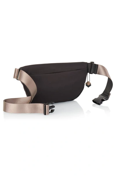 Shop Hedgren Halo Water Repellent Belt Bag In Black