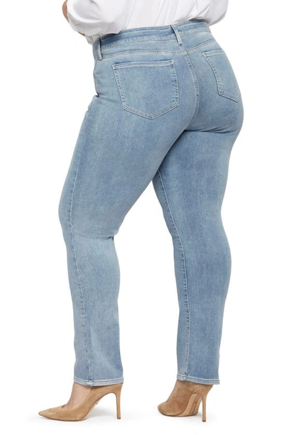 Nydj Joni Womens High Rise Relaxed Capri Jeans In Blue