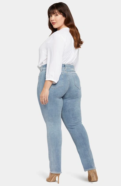 Nydj Joni Womens High Rise Relaxed Capri Jeans In Blue