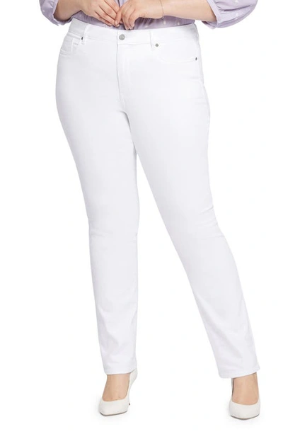 Nydj Marilyn Straight Leg Jeans In Optic White