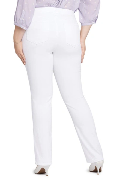 Nydj Marilyn Straight Leg Jeans In Optic White