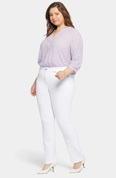 Nydj Marilyn Straight Leg Jeans In Optic White