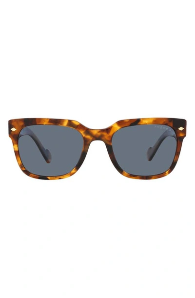 Shop Vogue 54mm Polarized Square Sunglasses In Tortoise