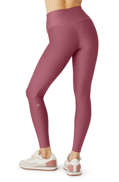 Alo Yoga Airlift High Waist Midi Leggings In Mars Clay
