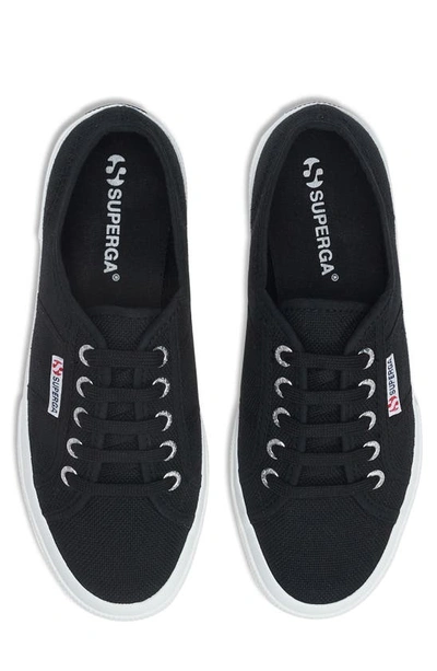 Shop Superga 2750 Cotu Classic Sneaker In Black/ White