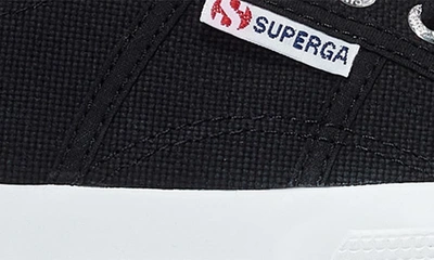 Shop Superga 2750 Cotu Classic Sneaker In Black/ White