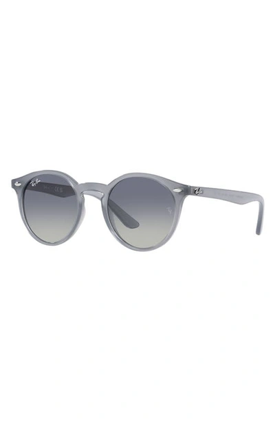 Ray Ban Junior 44mm Round Sunglasses In Blue Gradient
