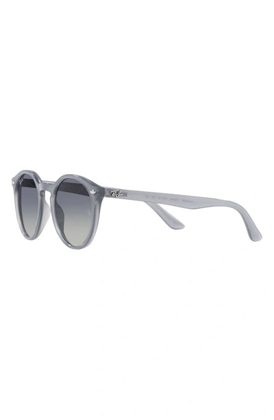 Ray Ban Junior 44mm Round Sunglasses In Blue Gradient