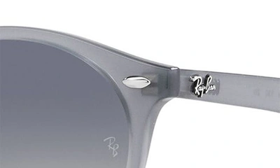 Ray Ban Junior 44mm Round Sunglasses In Blue Gradient