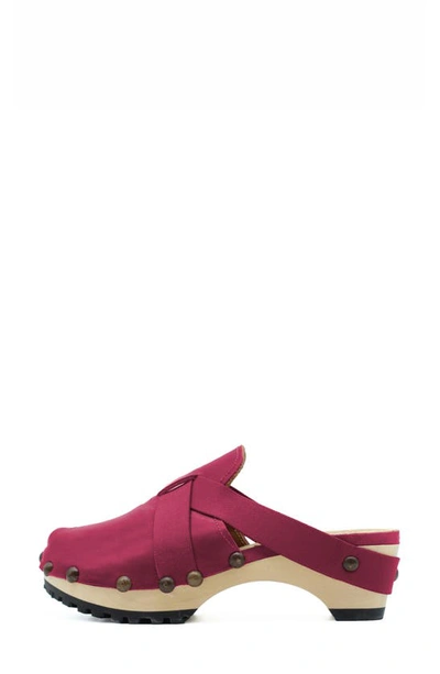 Shop Jax And Bard Beatrice Clog In Ruby Red